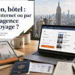 Avion, hôtel : par Internet ou par une agence de voyage Réserver vol et hôtel pour New York