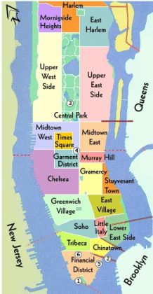 quartiers de Manhattan à visiter