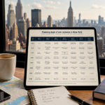 Planning 1 semaine New York