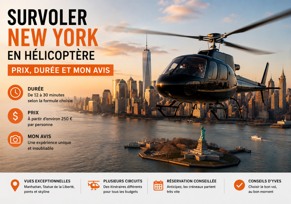 New York en helicoptere New York en hélicoptère