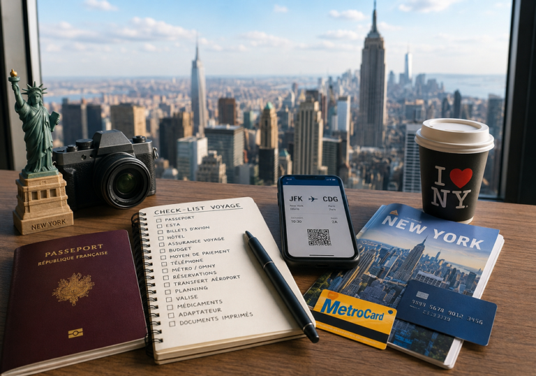 check-list voyage New York