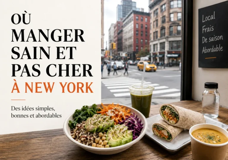 Manger sain et pas cher à New York