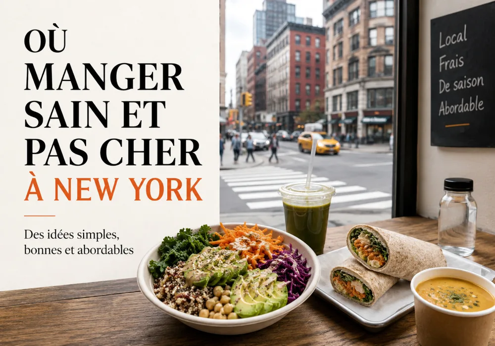 Manger sain et pas cher à New York
