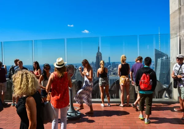 Top of the Rock avec des enfants
