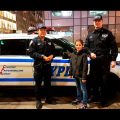 Enfant à New York NYPD