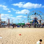Coney Island New York avec des enfants