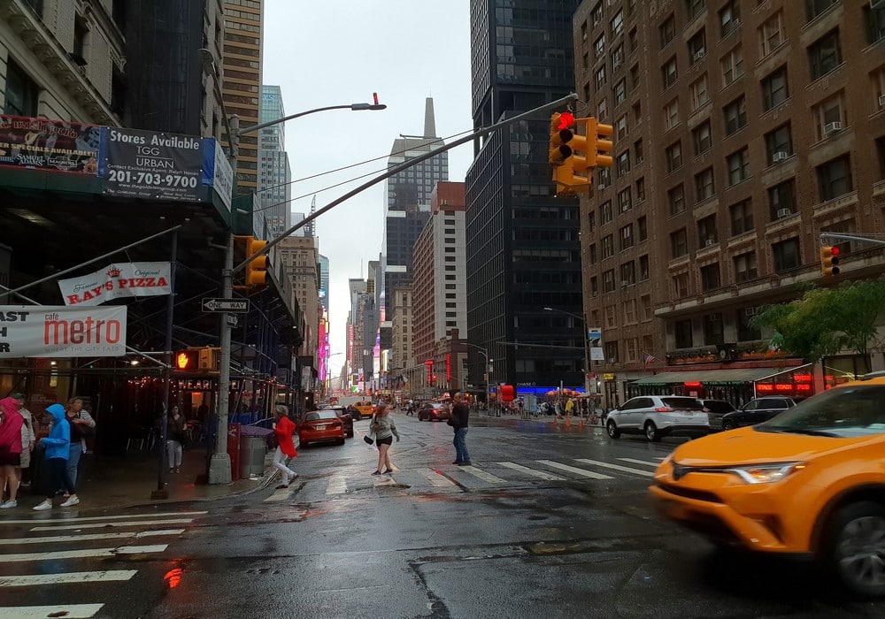jours de pluie à New York