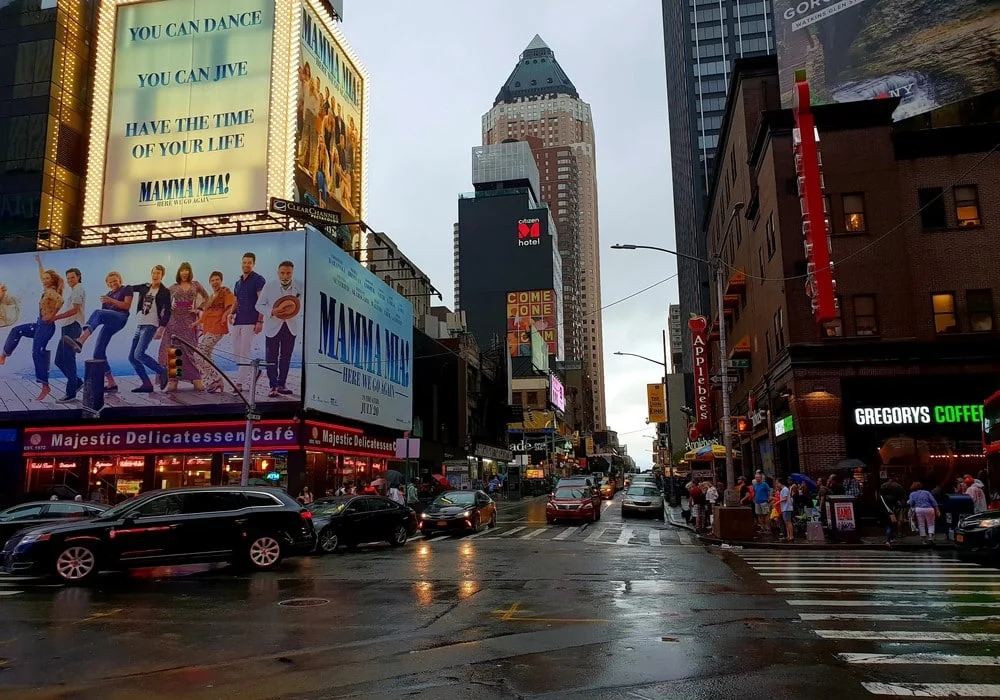 Pluie à New York
