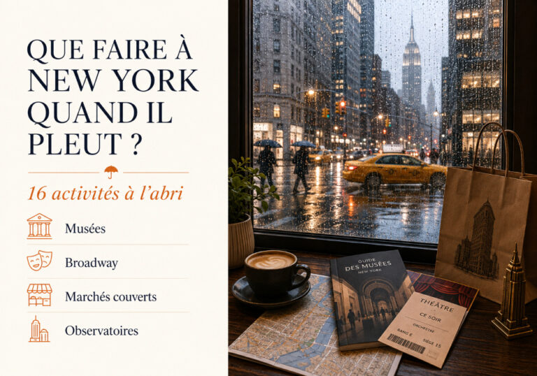que faire à New York quand il pleut