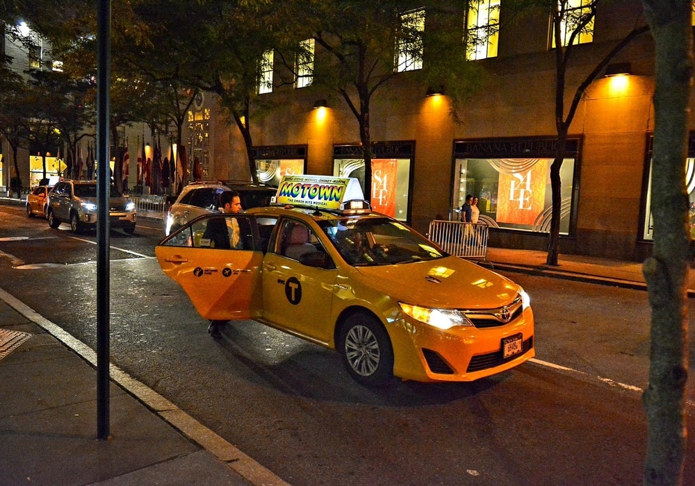 taxi jaune à Manhattan