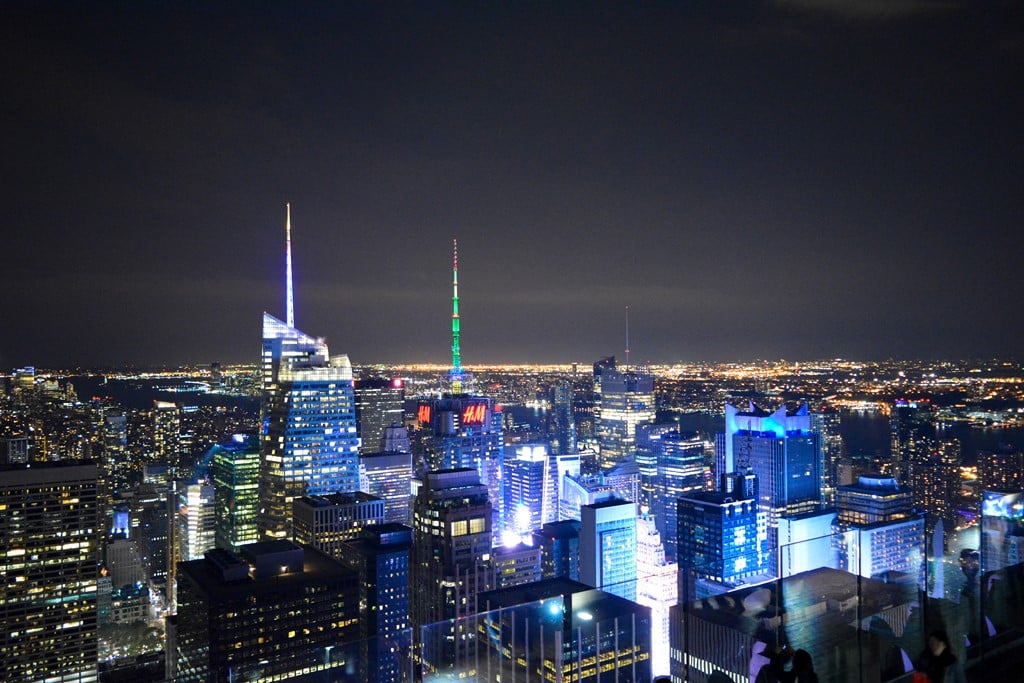 Vue depuis Top of the Rock