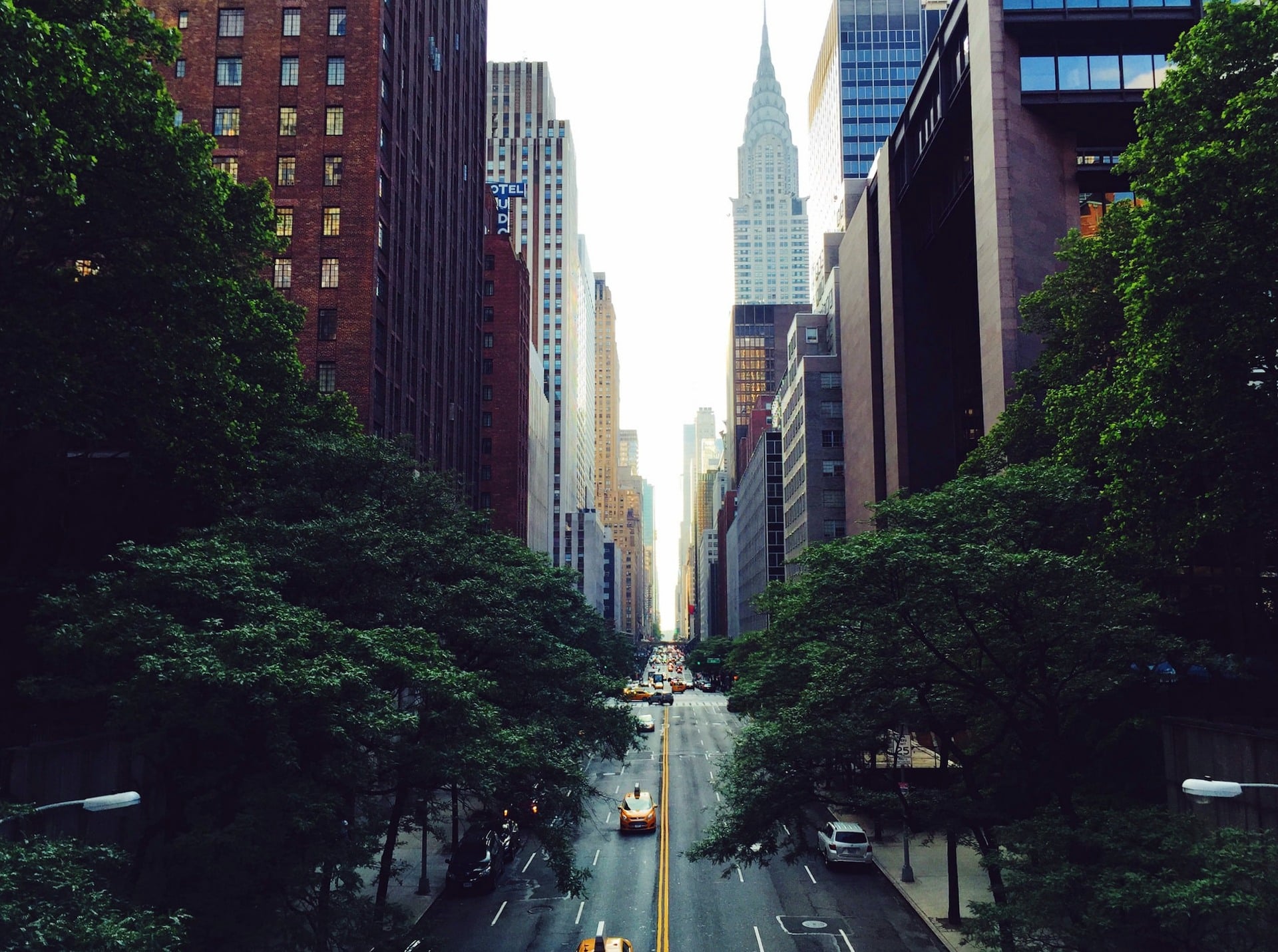 Vue sur le Chrysler Building depuis Tudor City