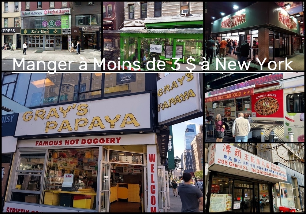 Manger à Moins de 3 $ à New York