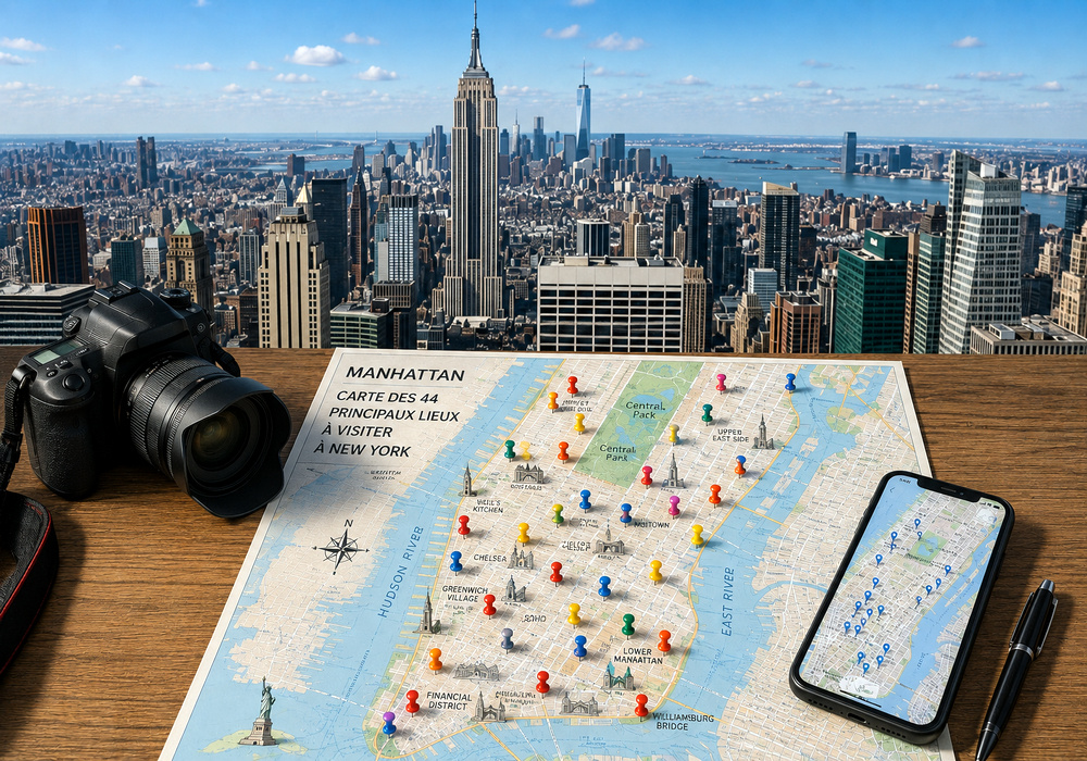 44 lieux a New York 44 lieux à visiter à New York