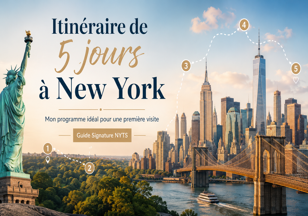 Itineraire 5 jours New York Itinéraire 5 jours New York