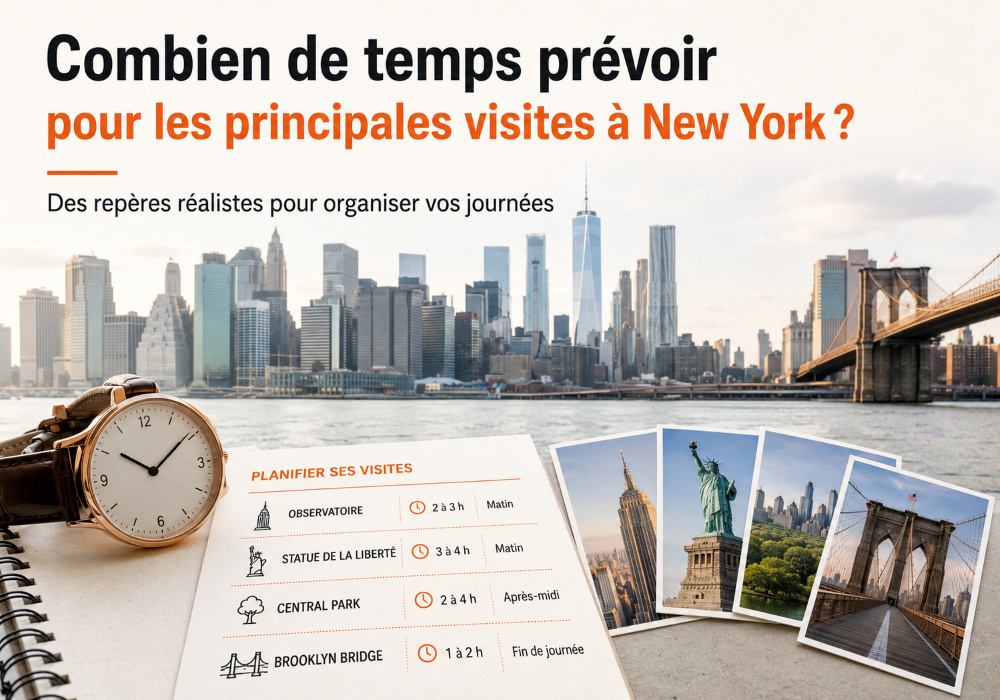 Combien de temps prévoir pour les visites à New York