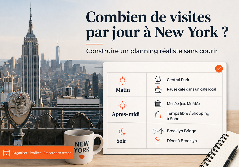 Combien de visites par jour à New York