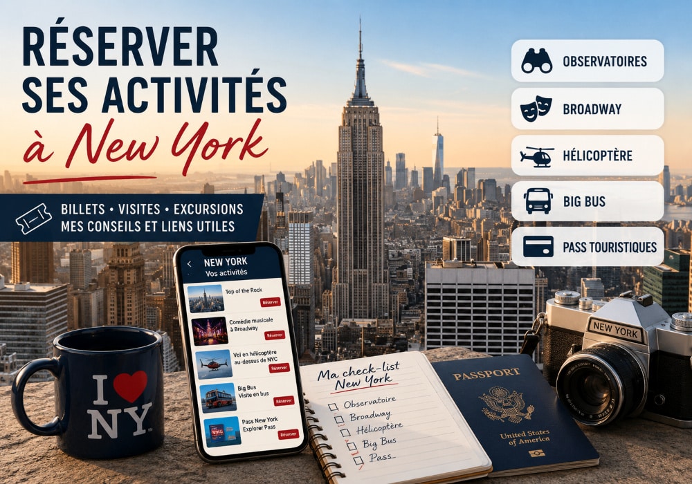 Réserver ses activités à New York