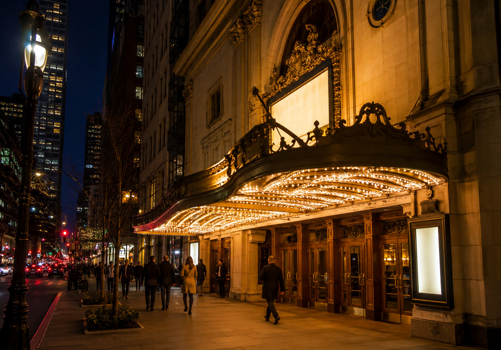 Theater Broadway Théâtre de Broadway à New York