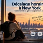 Décalage horaire à New York