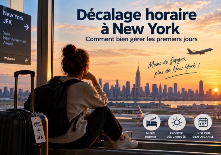 Décalage horaire à New York